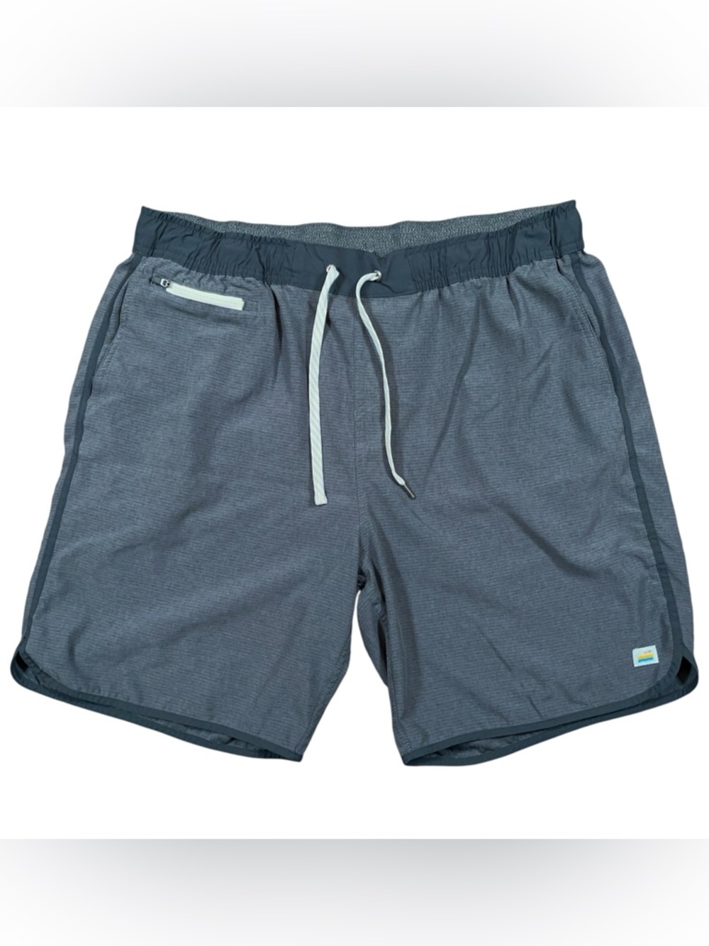 Vuori Banks Shorts XL Gray Athletic Training 7” Inseam